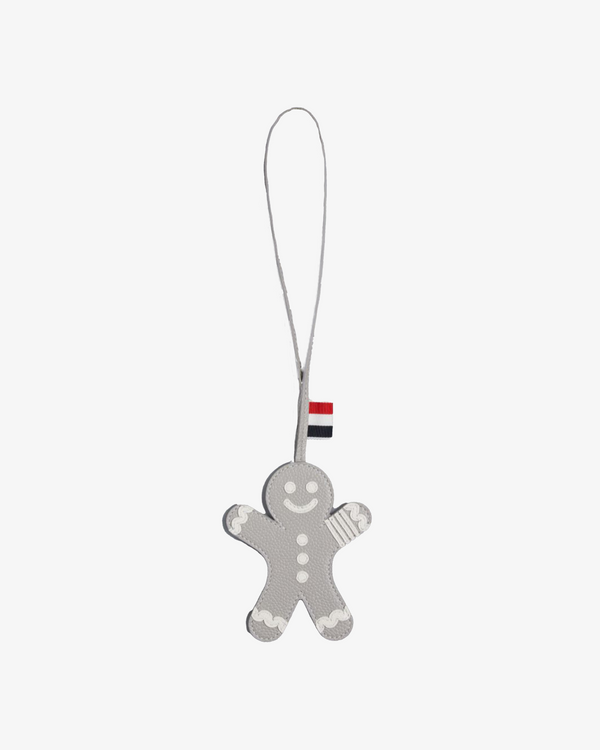 THOM BROWNE - Men's Mr. Gingerbread Pebble Grain Charm - (Light Grey055)