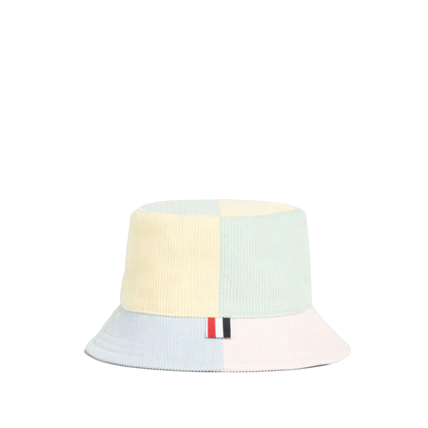 THOM BROWNE - Logo Patch Corduroy Bucket Hat - (Light Pink)