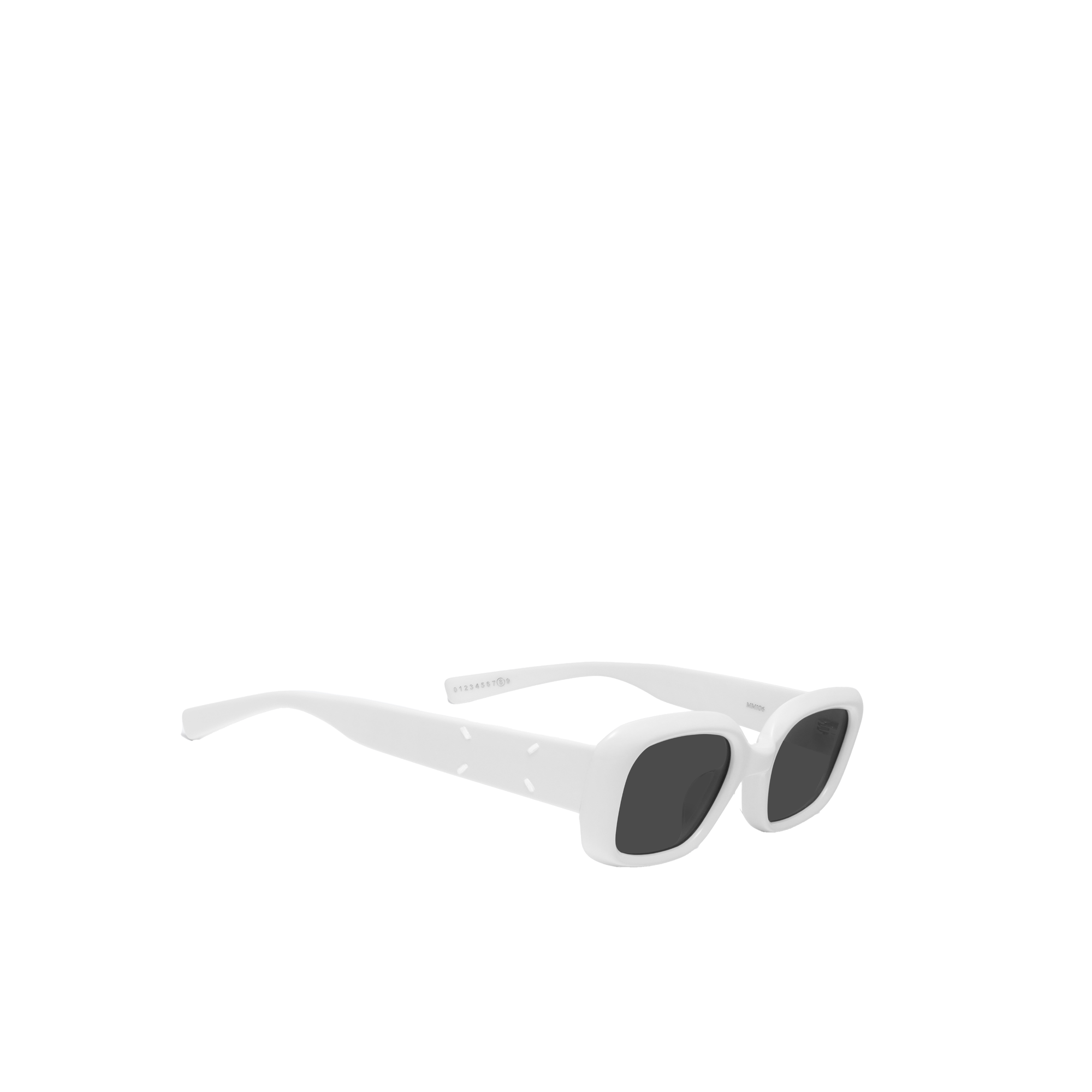 MAISON MARGIELA: Gentle Monster MM106-W2 Sunglasses (White) | DSMS 