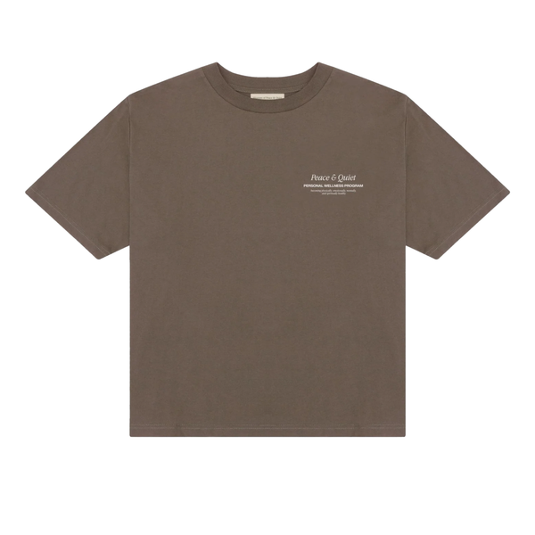 MUSEUM OF PEACE AND QUIET - Men's Wellness Program T-Shirt - (Clay)