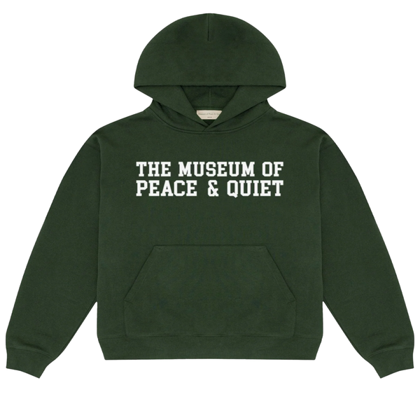 MUSEUM OF PEACE AND QUIET - Men's Campus Hoodie - (Forest)