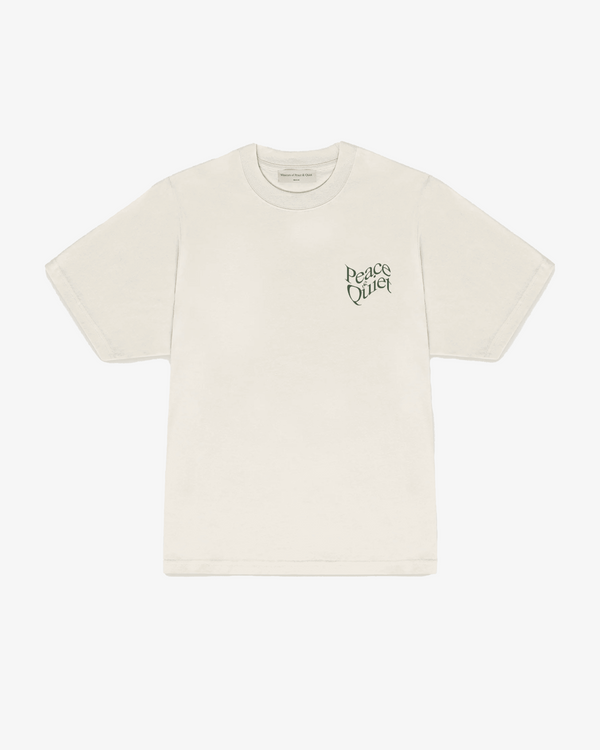 MUSEUM OF PEACE AND QUIET - Men's Warped T-Shirt - (Off White)