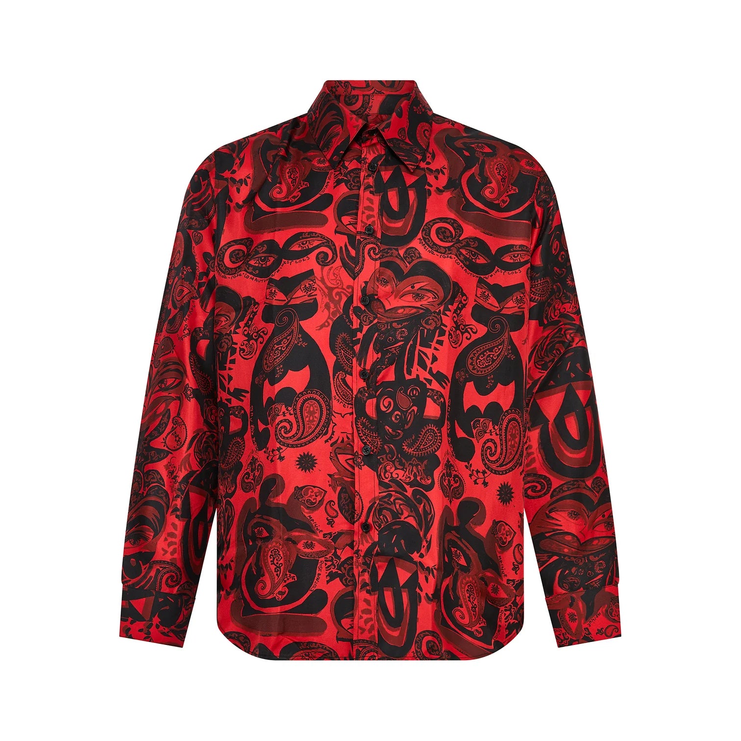 MARTINE ROSE - Classic Shirt - (Red) – DSMS E-SHOP