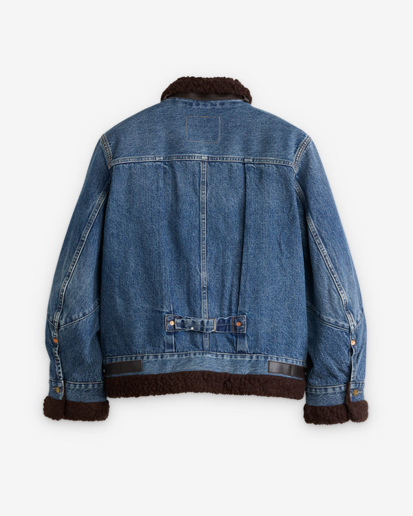 Sacai - Men's Levi's Jacket  - (Washed Indigo)