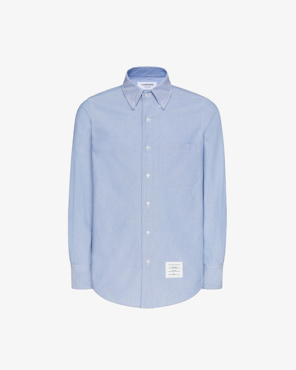 THOM BROWNE - Men's Oxford Long Sleeve Shirt - (Blue480)