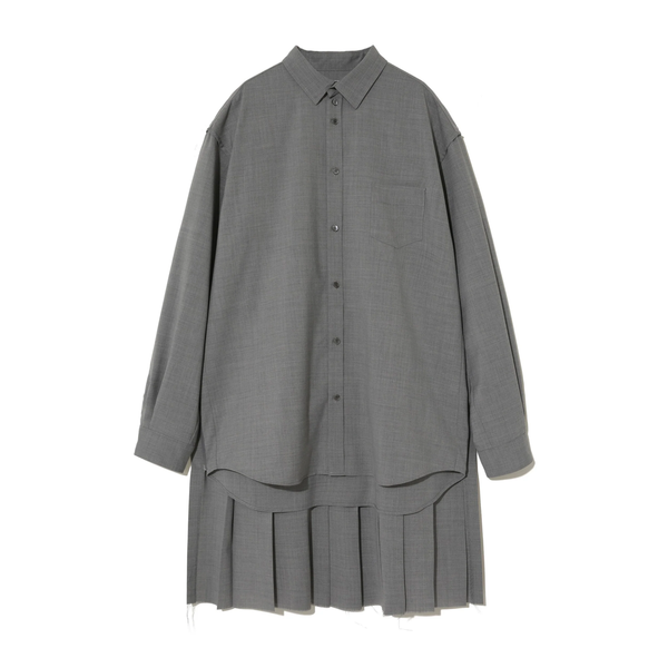 UNDERCOVER - Men's Wool Polyester Shirt - (Top Gray)