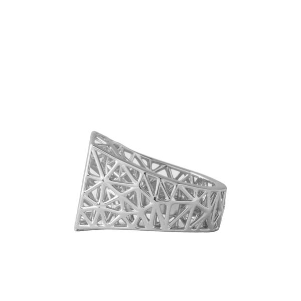 Tom Wood_TOM WOOD - Mesh Ring - (Silver)_RINGS