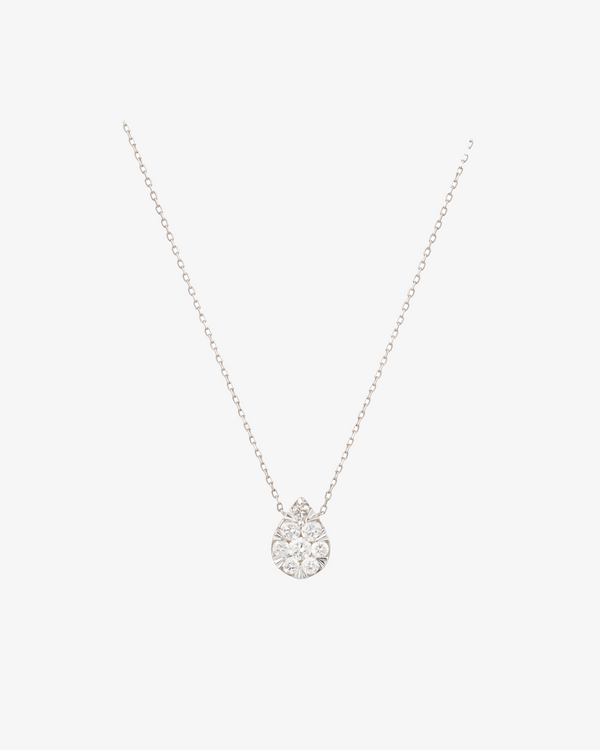 Persée - Floating Pear Diamond Necklace With Chain