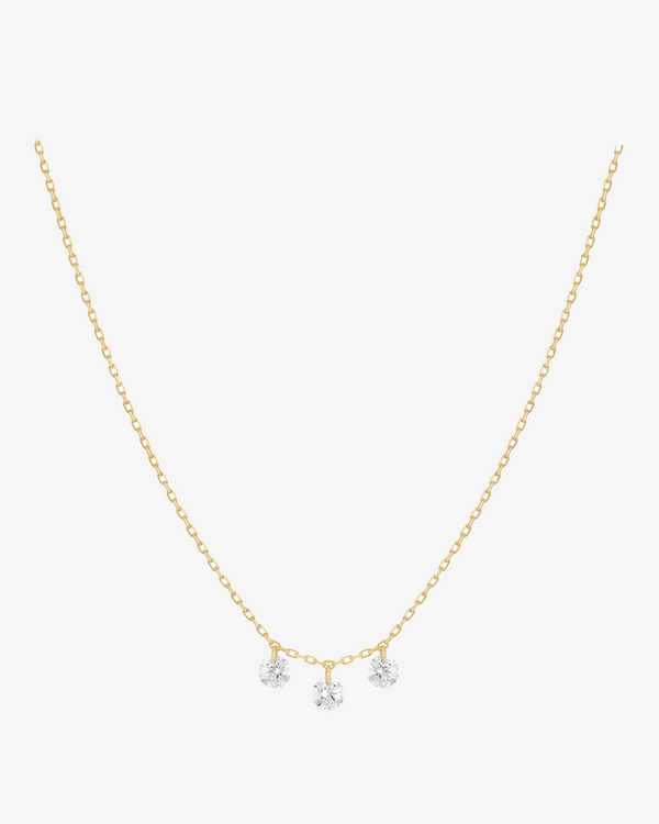 Persée - Danaé Necklace with Three diamonds