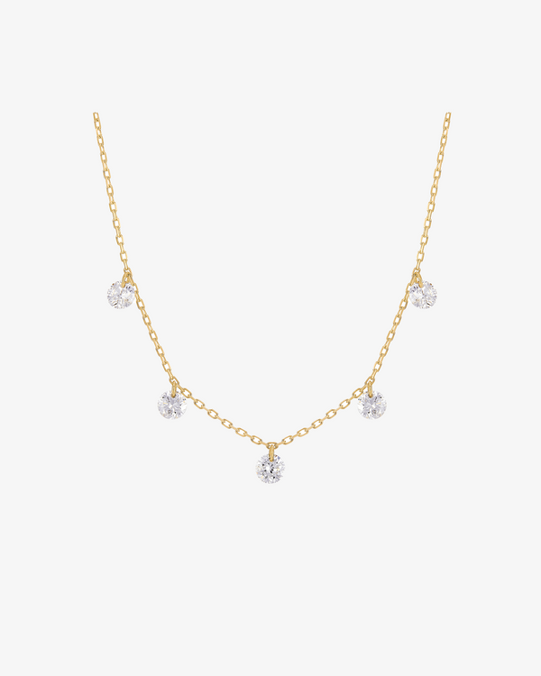 Persée - Danaé Necklace with Five Diamonds