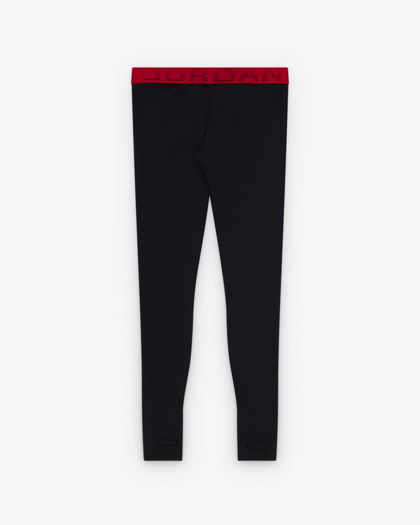 Nike - Women's Jordan Mowalola Knit Tights - (Black/Gym Red)