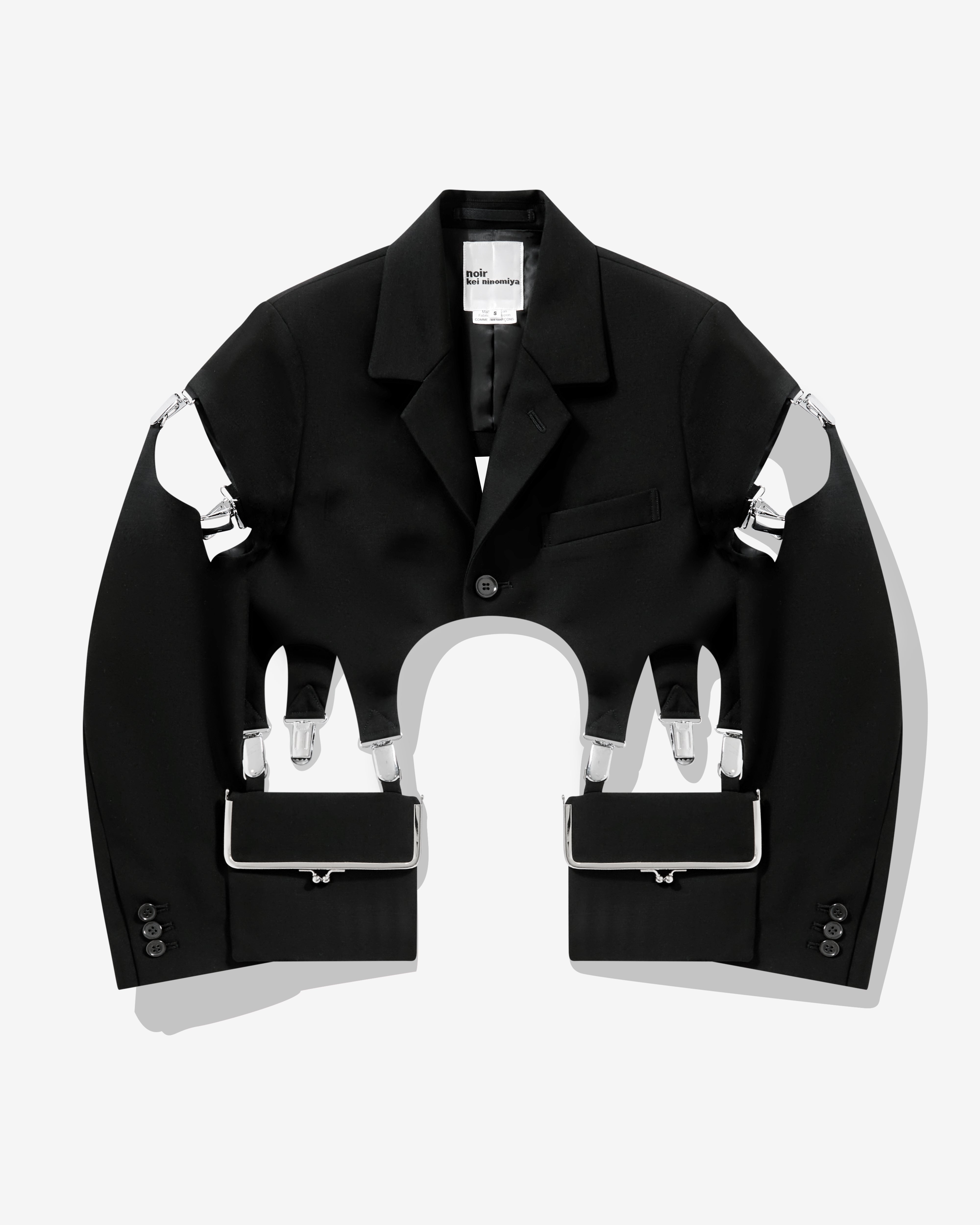 Noir Kei Ninomiya - Women's Blazer W Drop Down Pouch - (1 Black