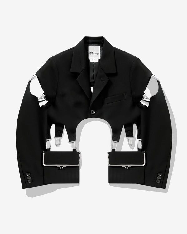 Noir Kei Ninomiya - Women's Purse Frame Jacket - (Black) - SS24 D-3M-J003/051/1