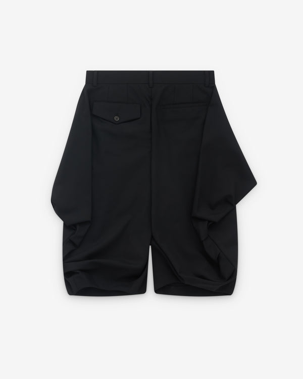 Noir Kei Ninomiya_Noir Kei Ninomiya - Women’s Pleated Shorts - (Black)_SHORTS