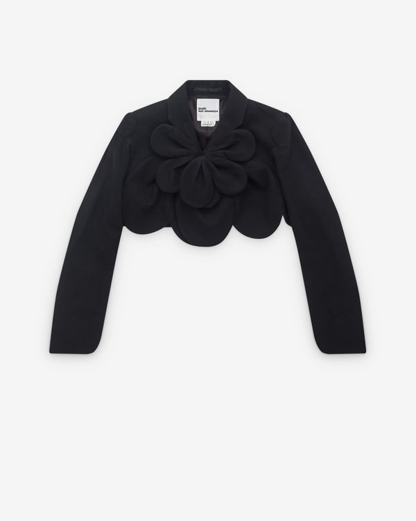 Noir Kei Ninomiya - Women's Flower Cropped Jacket - (Black1/1A)