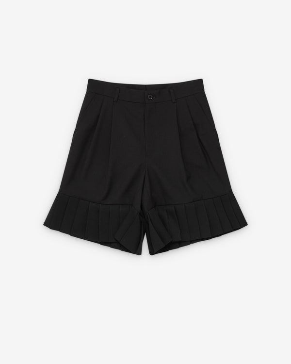 Noir Kei Ninomiya - Women's Pleated Shorts - (Black)