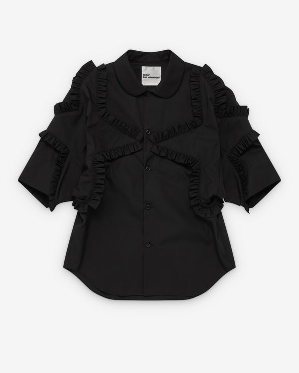Noir Kei Ninomiya - Women's Ruffle Blouse - (Black)