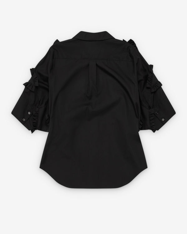 Noir Kei Ninomiya - Women's Ruffle Blouse - (Black)