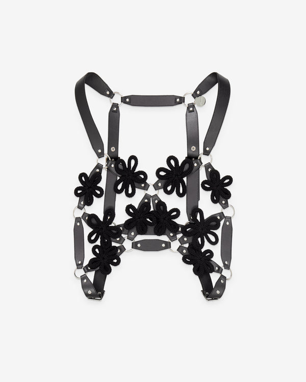 Noir Kei Ninomiya - Women's Double Floral Harness - (Black)