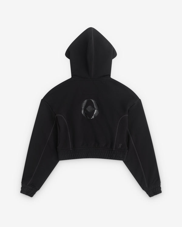 On-Running_On-Running - Women's Club Cropped Hoodie FKA - (Black)_HOODIE