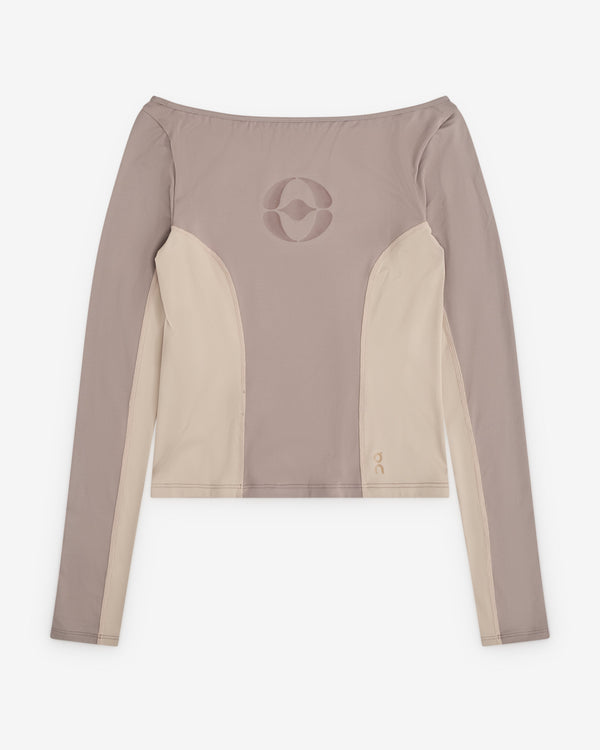 On-Running_On-Running - Women's Studio Long Sleeve FKA - (Cinder)_TEES