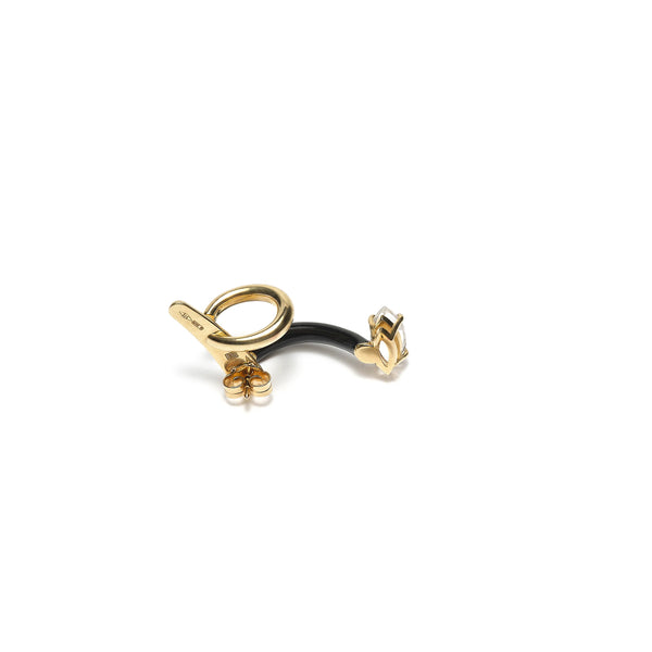 Bea Bongiasca_Bea Bongiasca - Single Loop Earrings - (Black)_EARRINGS