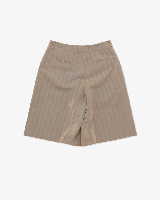 Our Legacy_Our Legacy Work Shop - Women's Armani Vasto Shorts - (Polvere Herringbone)_SHORTS