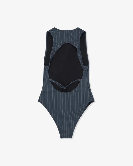Our Legacy_Our Legacy Work Shop - Women's Armani Pyla Swimsuit - (Liguria Pinstripe)_BODYSUITS