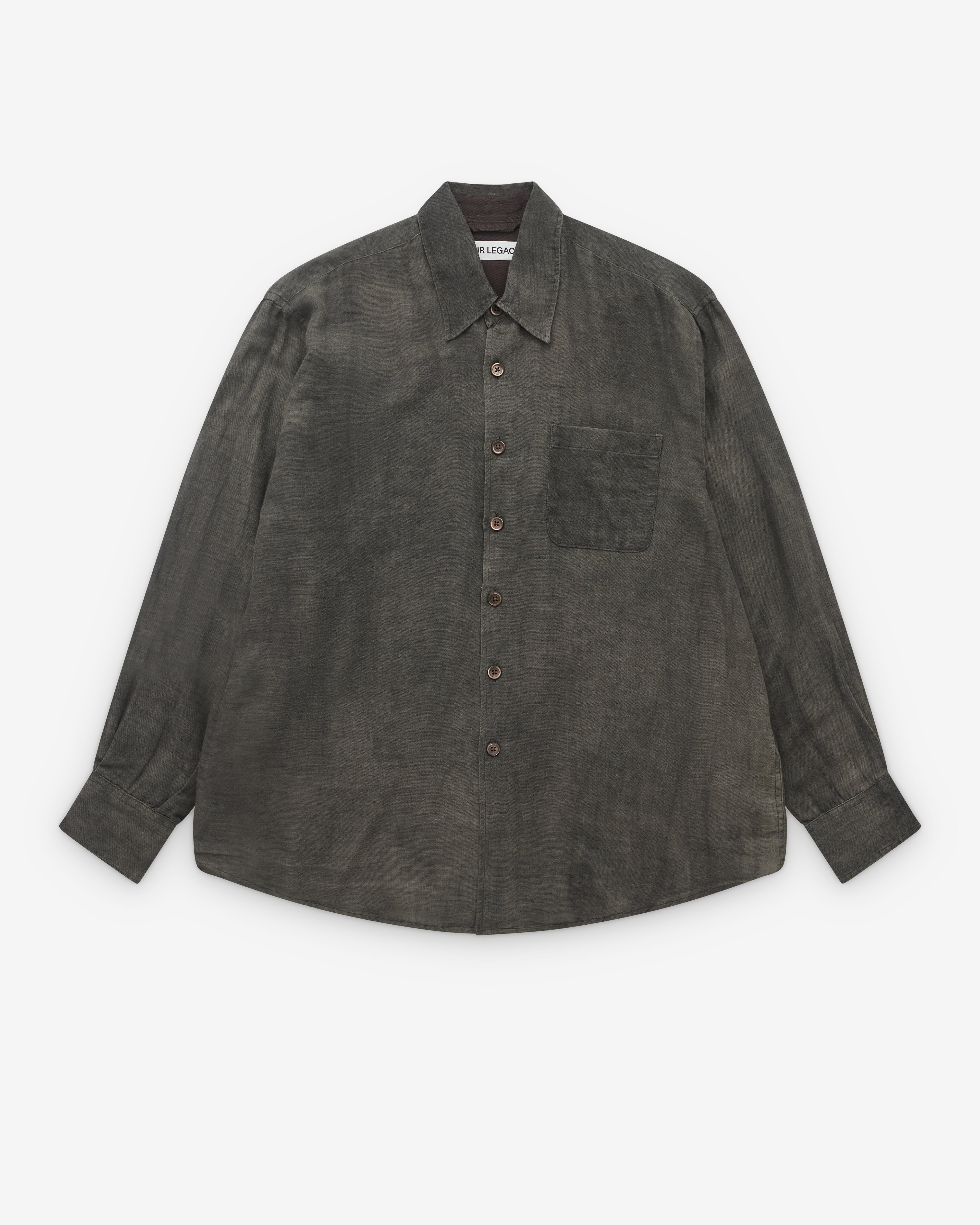 Our Legacy: Men's Above Shirt (Brown) | DSMS E-SHOP