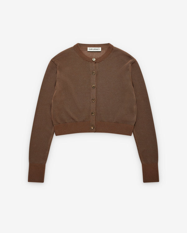 Our Legacy_Our Legacy - Women's Micro Cardigan - (Copper)_CARDIGANS