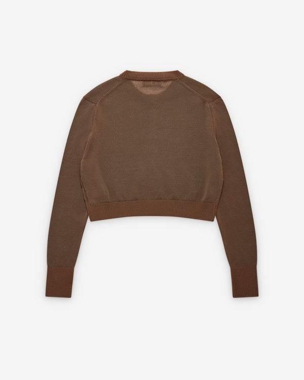 Our Legacy_Our Legacy - Women's Micro Cardigan - (Copper)_CARDIGANS