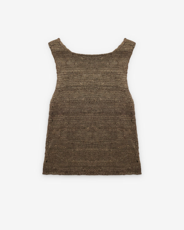 Our Legacy_Our Legacy - Women's Solo Tank - (Brown)_KNIT TOPS
