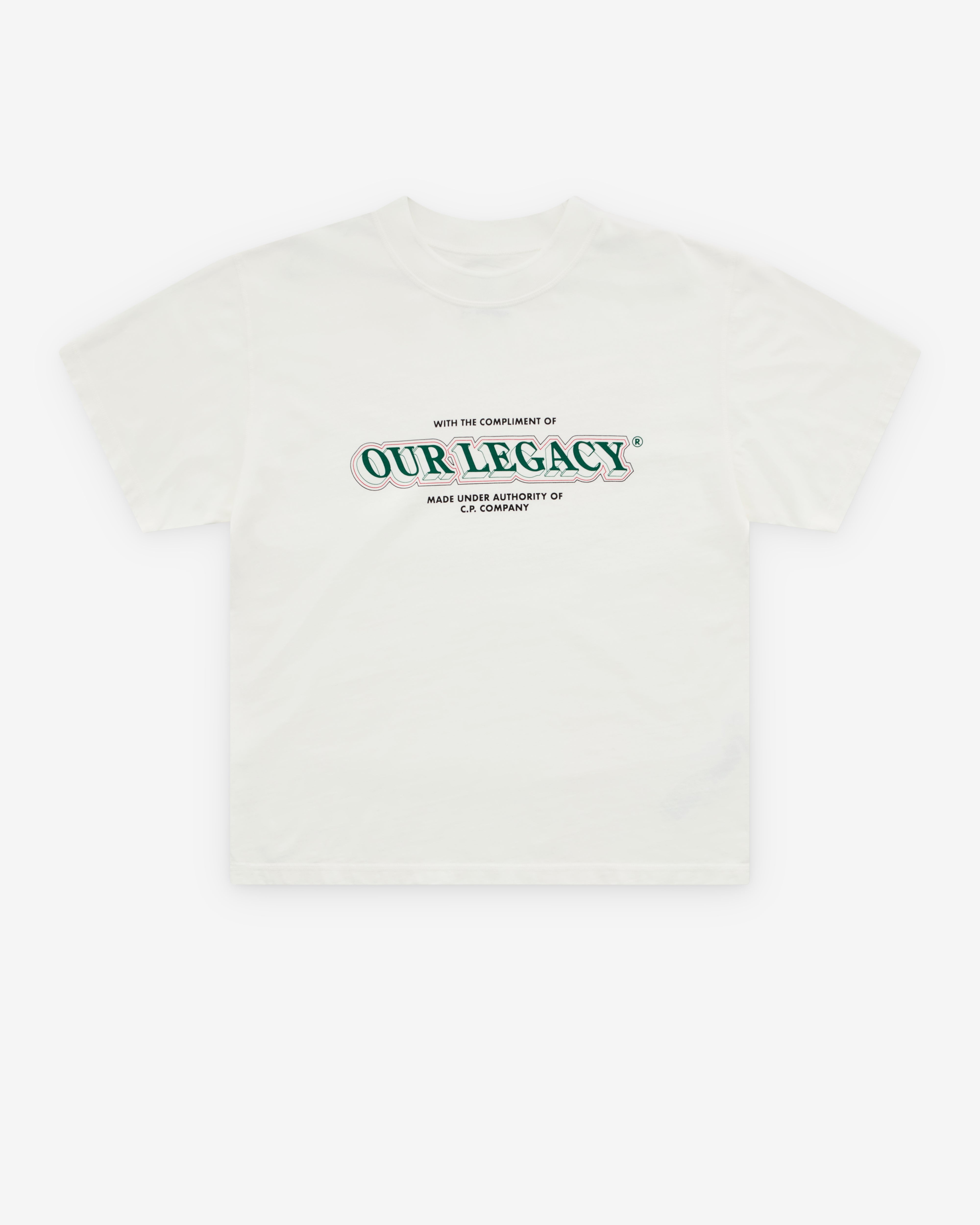 Our Legacy: Men's C.P. Company Deck T-Shirt (Gauze White) | DSMS E