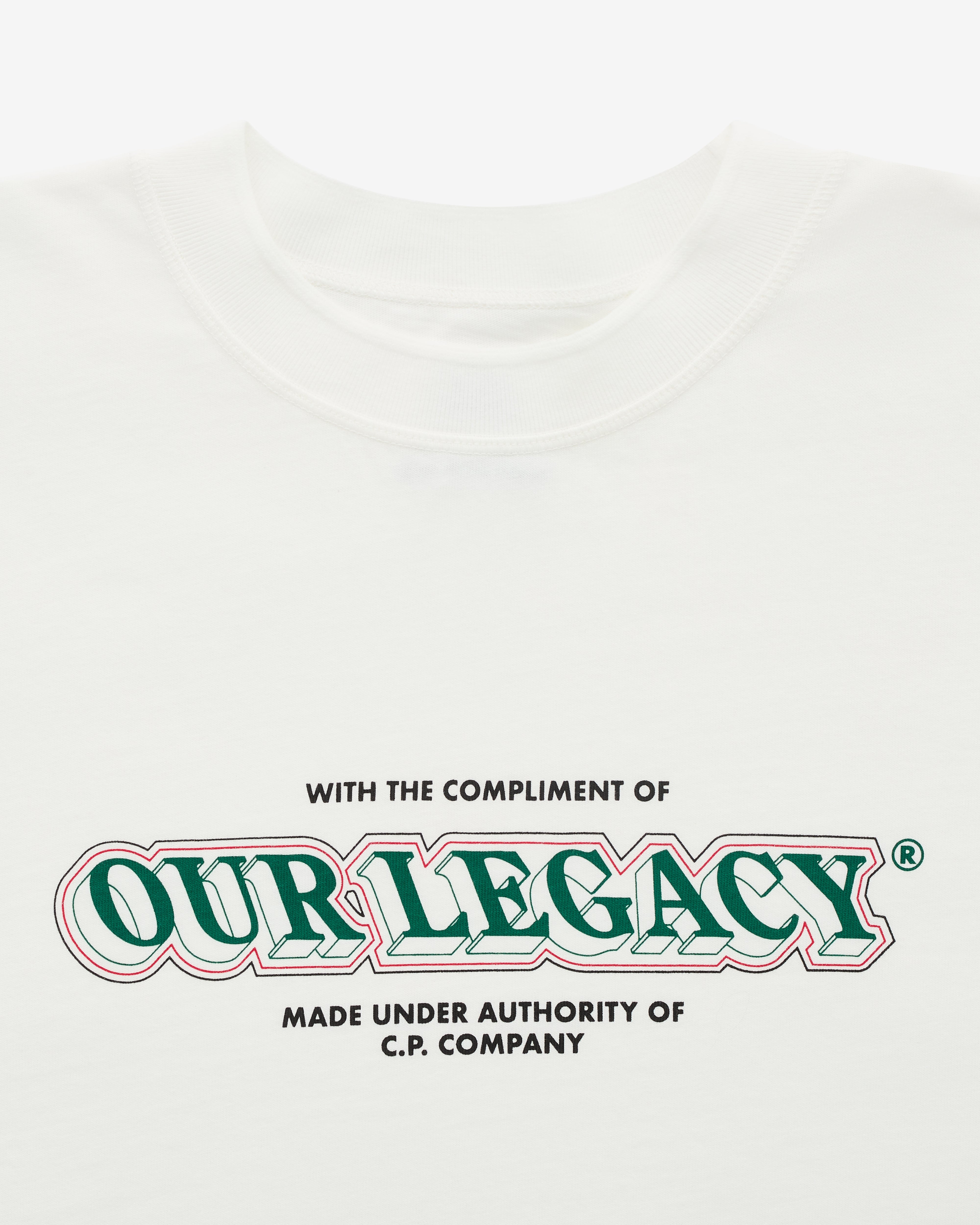 Our Legacy: Men's C.P. Company Deck T-Shirt (Gauze White) | DSMS E