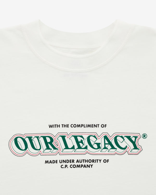 Our Legacy_Our Legacy - Men's C.P. Company Deck T-Shirt - (Gauze White)_TEES