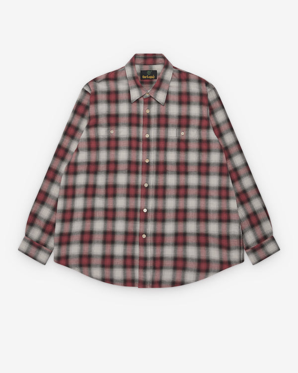 Our Legacy - Men's Timberland Check Shirt - (Red)