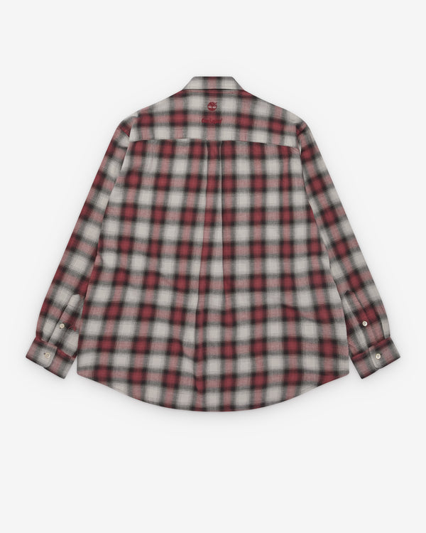 Our Legacy_Our Legacy - Men's Timberland Check Shirt - (Red)_SHIRTS