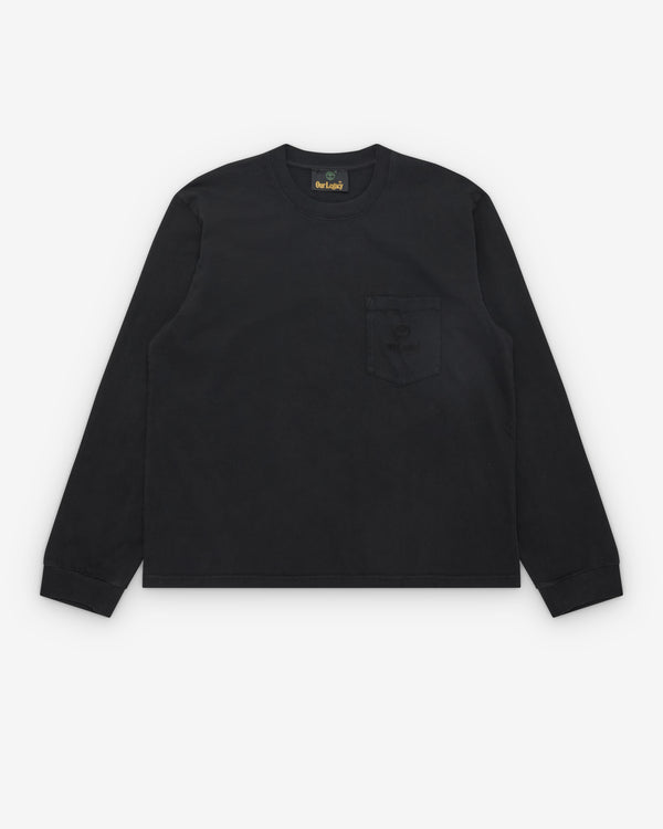 Our Legacy - Men's Timberland Pocket Longsleeve - (Washed Black)