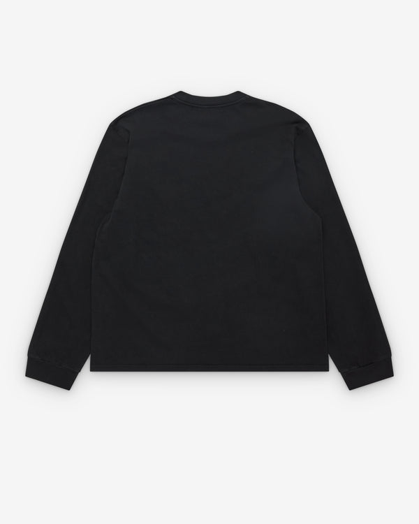 Our Legacy_Our Legacy - Men's Timberland Pocket Longsleeve - (Washed Black)_TEES