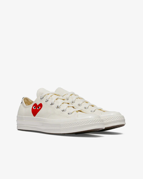 Play Converse - Small Red Heart All Star '70 Low Sneakers - (White)
