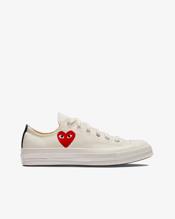 Play Converse - Small Red Heart All Star '70 Low Sneakers - (White)