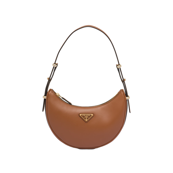 PRADA - Leather Shoulder Bag - (Cognac)