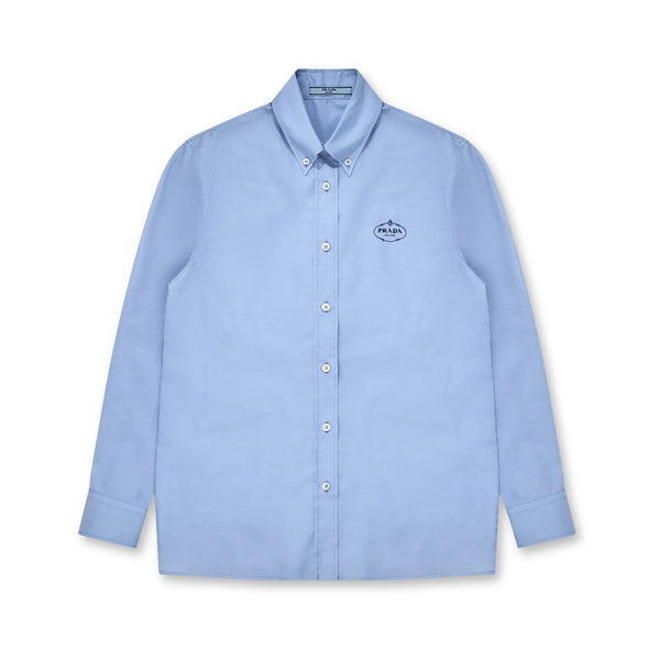 PRADA - Women's Oxford Cotton Shirt - (Light Blue)