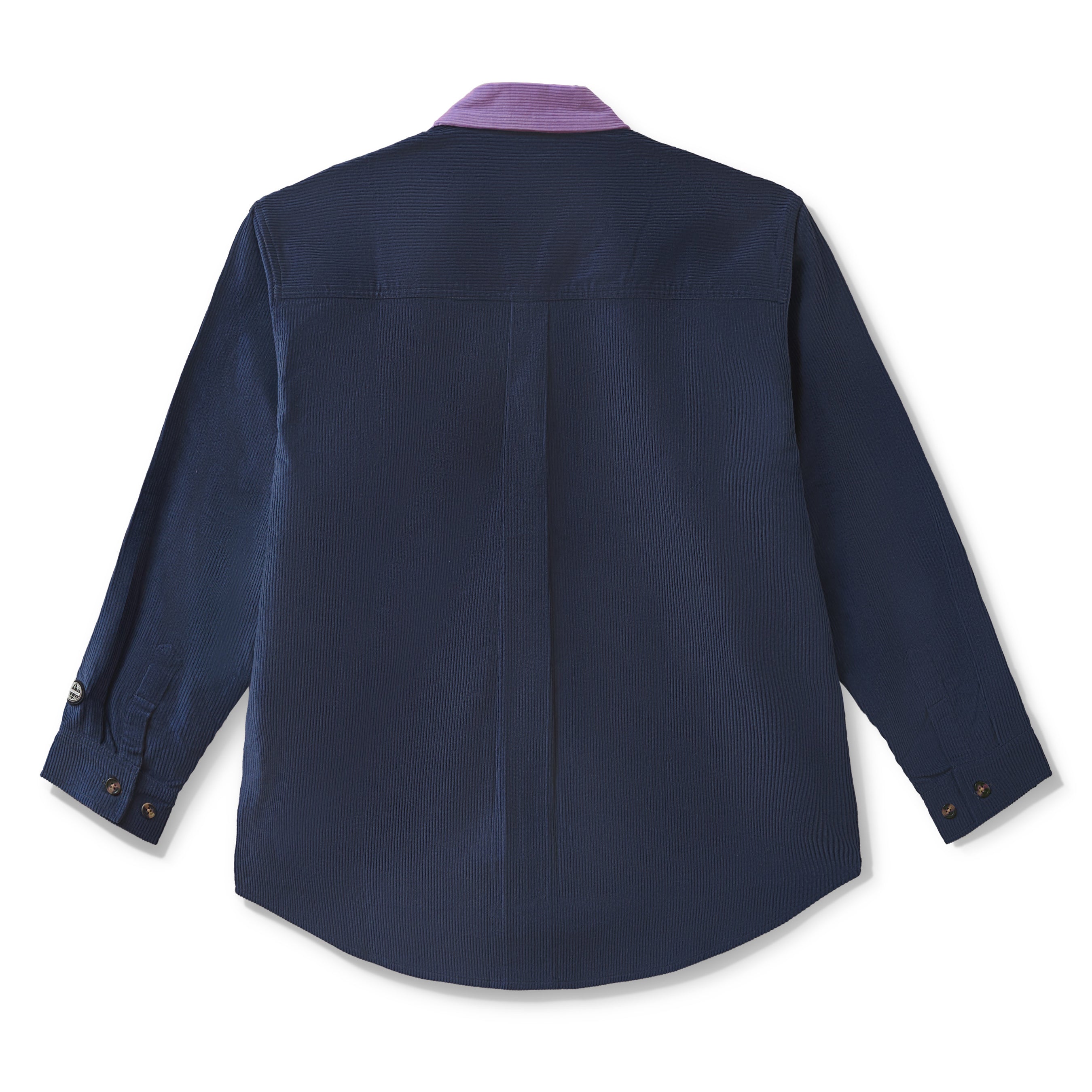 PARADISE YOUTH CLUB: Long Sleeve Wire Shirt (Lavender /Navy