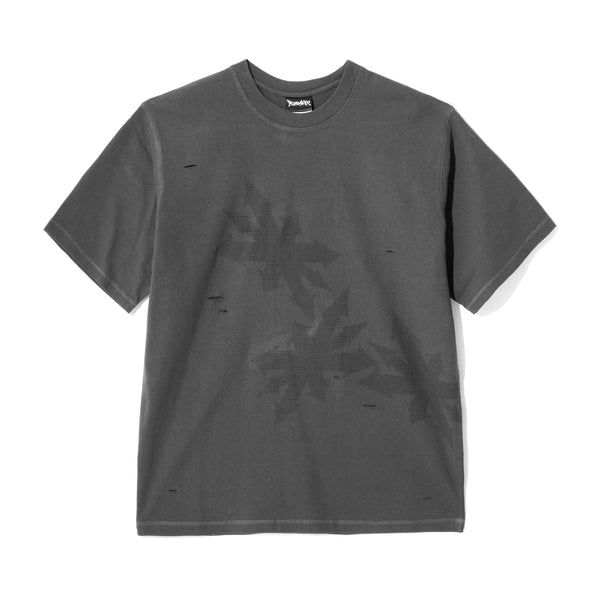 PARADISE YOUTH CLUB - Chaos Star Tee - (Charcoal)