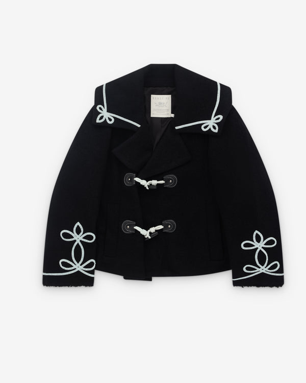 RENLI SU - Women's Embroidered Coat - (Black)