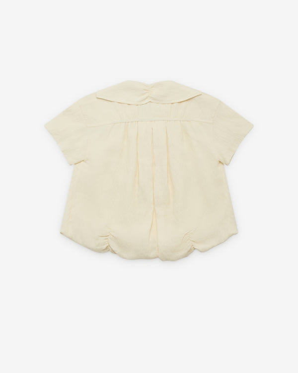 Renli Su_RENLI SU - Women's Bow Top - (Rice White)_BLOUSES