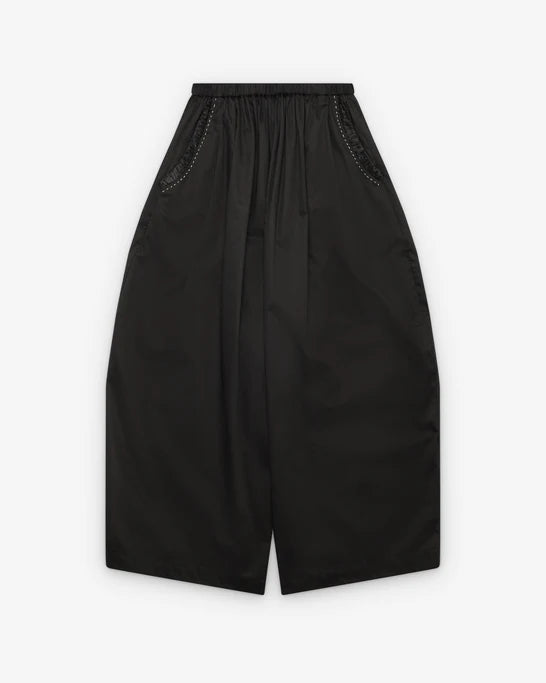 RENLI SU - Women's Balloon Pleated Trousers - (Black)