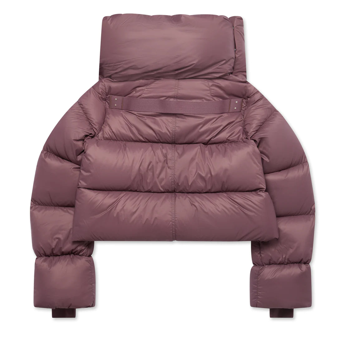 Rick Owens: Women'S Funnel Neck Down Jacket (Purple) | DSMS E-SHOP