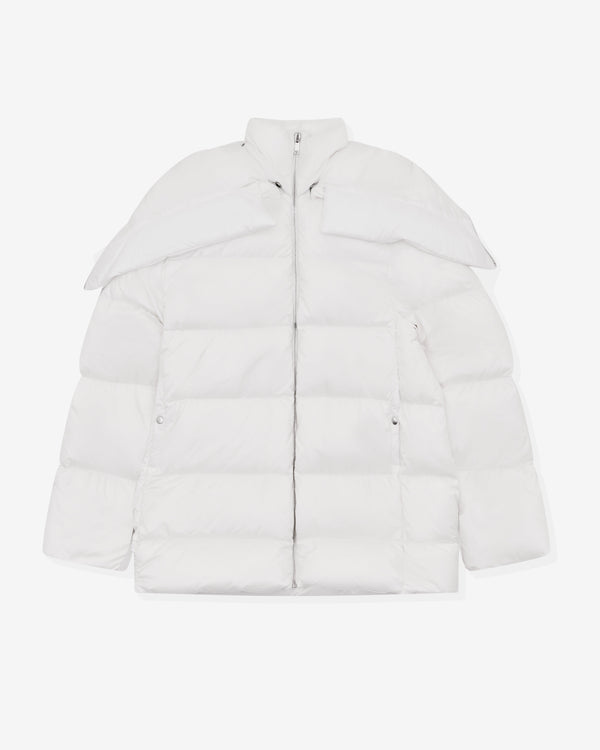 Rick Owens - Moncler Men's Hooded Cyclopic Coat - (White)